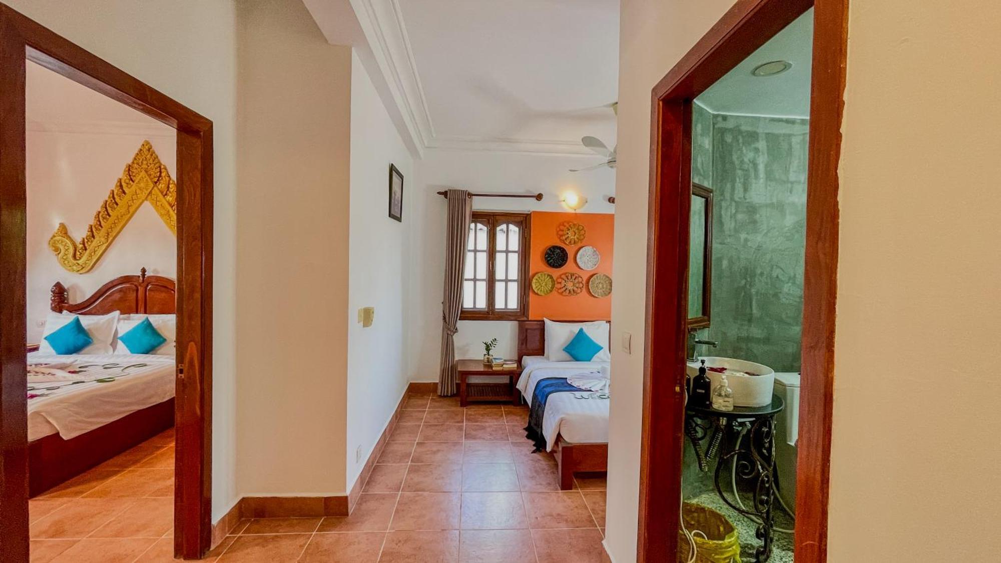 Villa Indochine D'Angkor Siem Reap Rom bilde