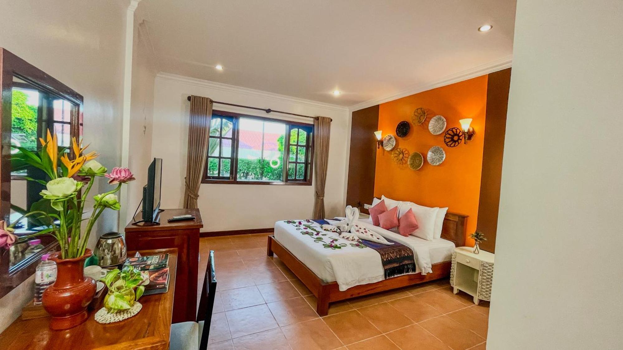 Villa Indochine D'Angkor Siem Reap Rom bilde
