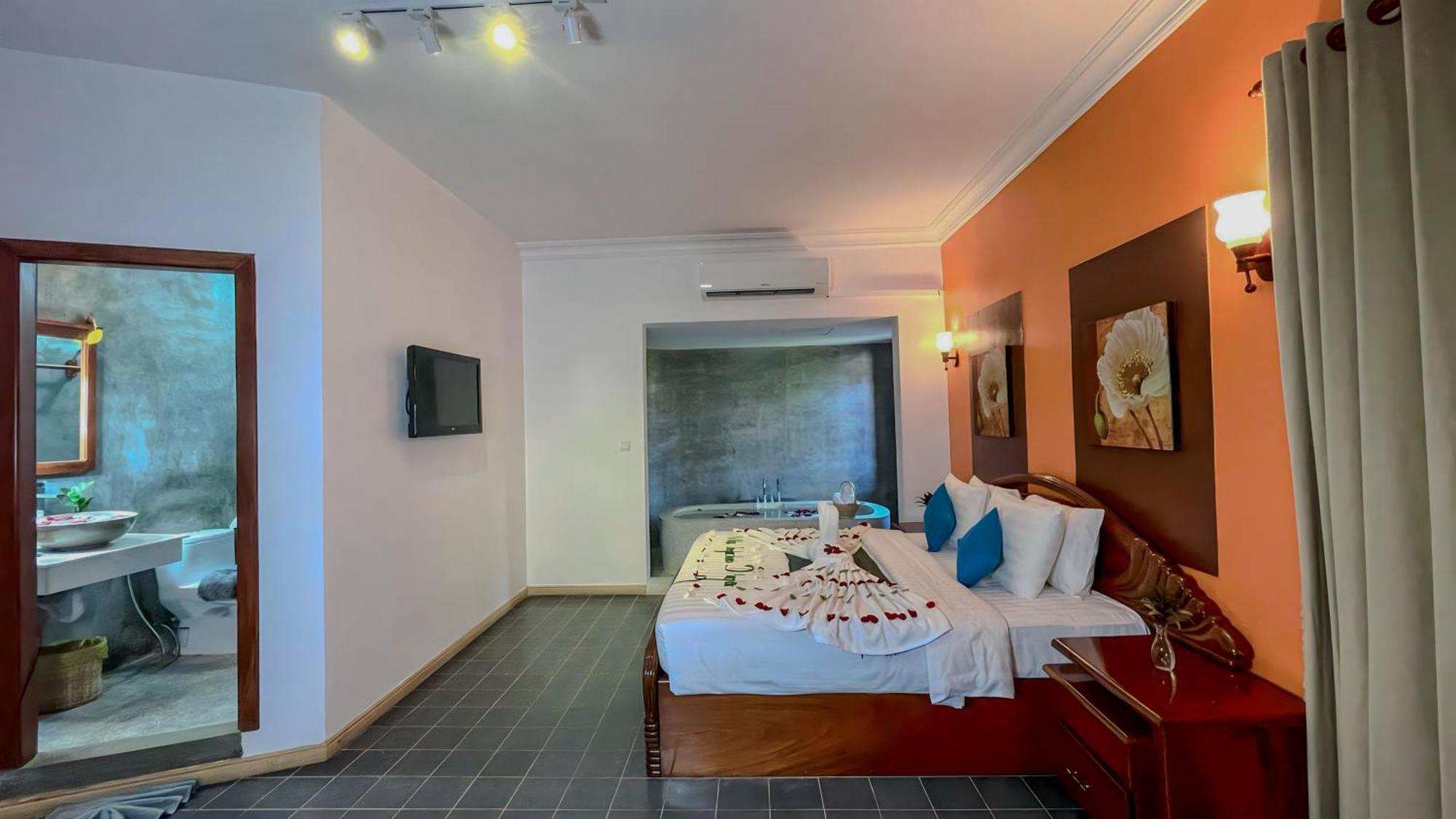 Villa Indochine D'Angkor Siem Reap Rom bilde