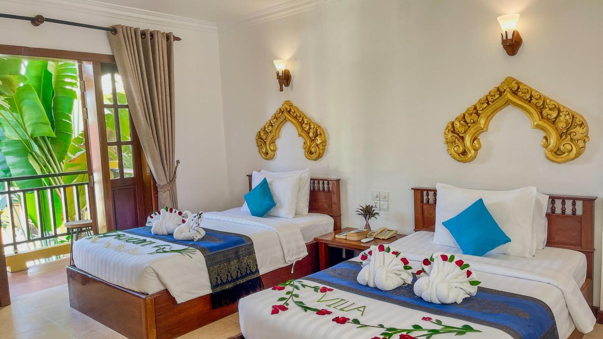 Villa Indochine D'Angkor Siem Reap Rom bilde